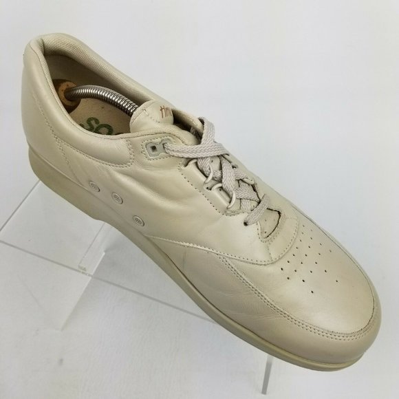 SAS Time Out Mens Walking Shoes Beige Leather 13 M - Picture 4 of 8